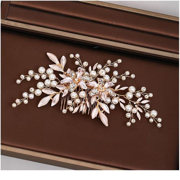 five-piece fashion wedding hair comb flower tiara handmade pearl headdress prom earrings hair clip bridal hai jllmmz, Silver
five-piece fashion wedding hair comb flower tiara handmade pearl headdress prom earrings hair clip bridal hai jllmmz, Silver