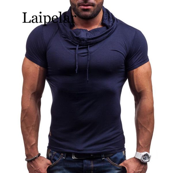 men's t-shirts laipelar fashion 2021 short sleeve hooded t-shirt men good quality eu size mens bodybuilding slim fit gym wear, White;black
men's t-shirts laipelar fashion 2021 short sleeve hooded t-shirt men good quality eu size mens bodybuilding slim fit gym wear, White;black