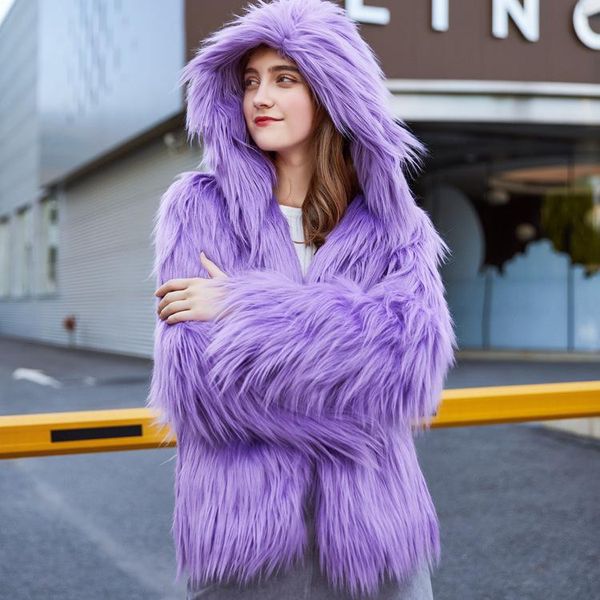 women's fur & faux women colorful warm coat plus size mongolia sheep plush female jacket autumn winter shaggy outerwear 2021, Black
women's fur & faux women colorful warm coat plus size mongolia sheep plush female jacket autumn winter shaggy outerwear 2021, Black