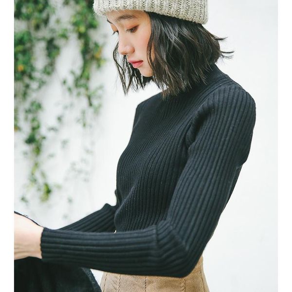 women's sweaters women autumn winter 2021 korean slim pullover basic casual soft knit sweater warm jumper, White;black
women's sweaters women autumn winter 2021 korean slim pullover basic casual soft knit sweater warm jumper, White;black