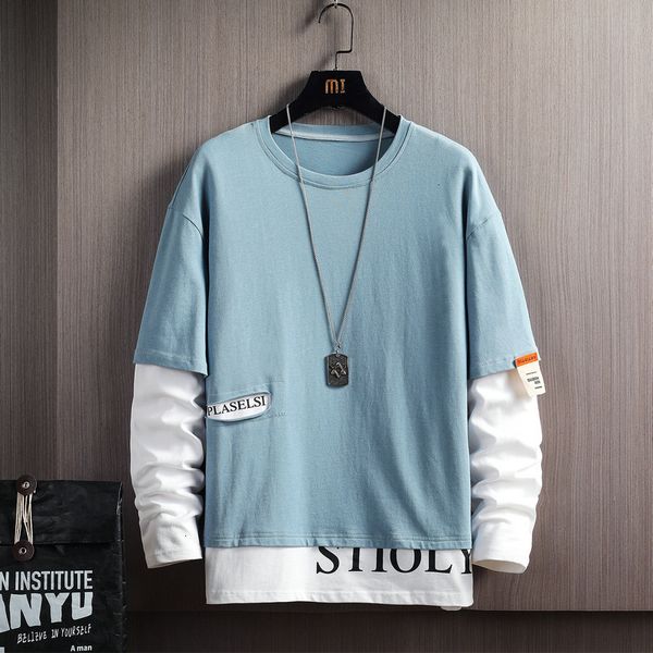 2021 long sleeves mens patchwork tshirts new spring autumn clothes man's classic t-shirt tees quality d2bi, White;black
2021 long sleeves mens patchwork tshirts new spring autumn clothes man's classic t-shirt tees quality d2bi, White;black