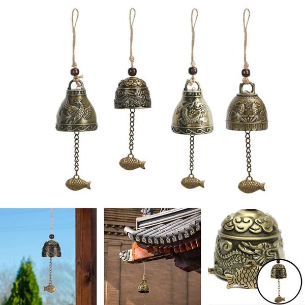 decorative objects & figurines 4pcs fengshui wind chimes vintage oriental hanging metal bell with dragon/double fish/double dragon/phoenix b
decorative objects & figurines 4pcs fengshui wind chimes vintage oriental hanging metal bell with dragon/double fish/double dragon/phoenix b