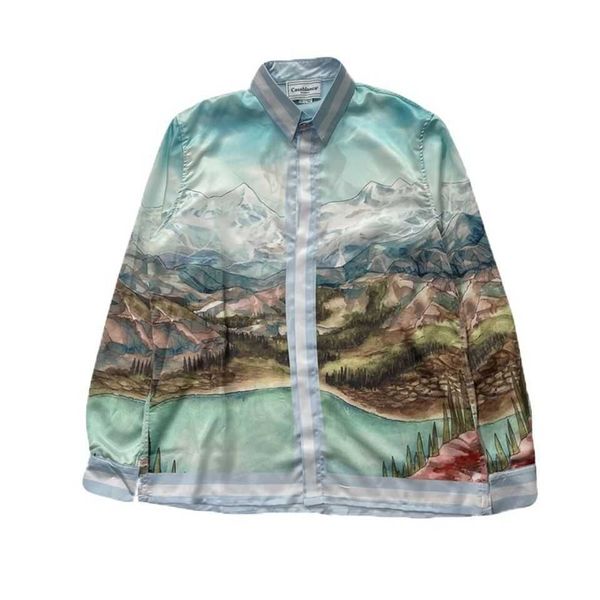 casablanca fashion outlet 21ss spotted dog digital printed silk long sleeve shirt for men and women, White;black
casablanca fashion outlet 21ss spotted dog digital printed silk long sleeve shirt for men and women, White;black