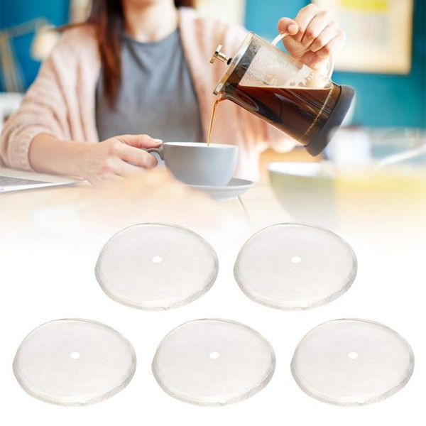 coffee filters 5pcs 80 mesh filter reusable stainless steel for 350ml/600ml french press pot accessory
coffee filters 5pcs 80 mesh filter reusable stainless steel for 350ml/600ml french press pot accessory