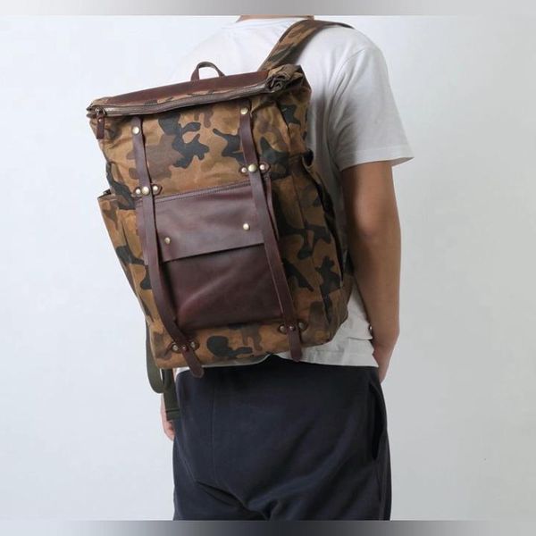 backpack waxed waterproof camouflage outdoor hiking bag training equipment camping sports travel
backpack waxed waterproof camouflage outdoor hiking bag training equipment camping sports travel
