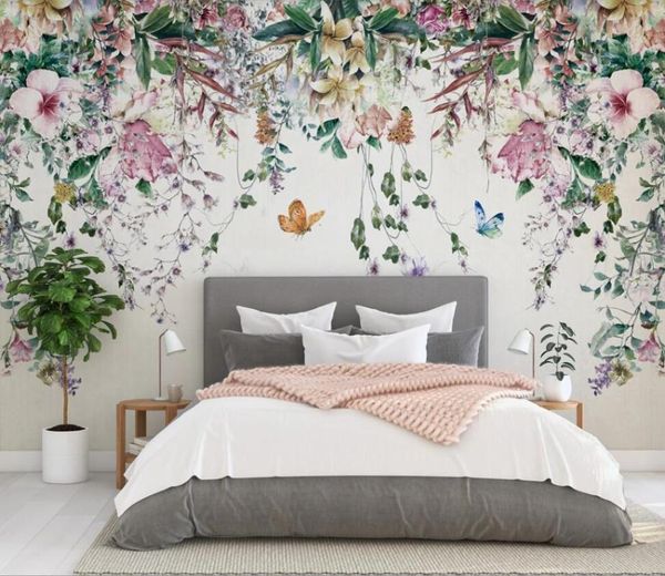 xue su large custom mural wallpaper nordic modern fresh watercolor vine flower background wall covering
xue su large custom mural wallpaper nordic modern fresh watercolor vine flower background wall covering
