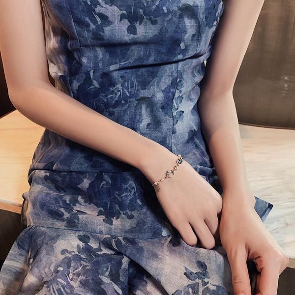 charm bracelets classic aesthetics star moon bracelet trend female jewelry student's colorful stone fashion hand accessories, Golden;silver
charm bracelets classic aesthetics star moon bracelet trend female jewelry student's colorful stone fashion hand accessories, Golden;silver