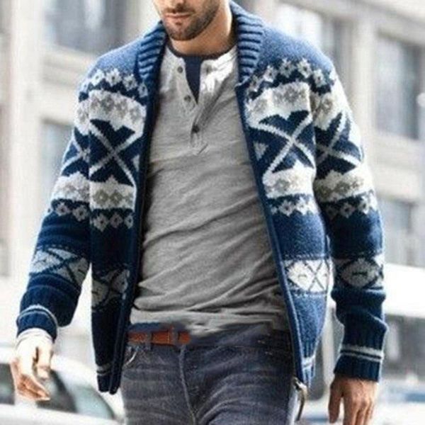 men's sweaters lapel knitted sweater vintage design print button cardigan 2022 autumn winter fashion long sleeve coat, White;black
men's sweaters lapel knitted sweater vintage design print button cardigan 2022 autumn winter fashion long sleeve coat, White;black