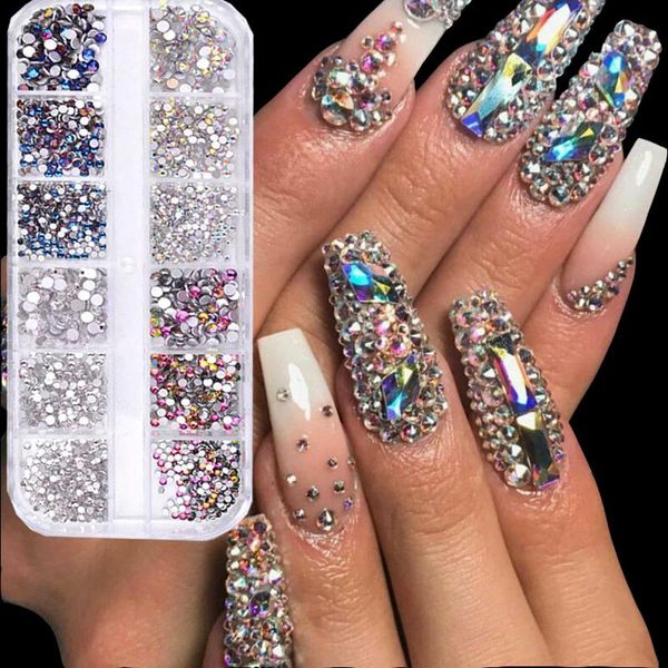 nail art decorations 12 grids/box 3d glitter crystal rhinestone glass diamond gem jewelry nails accessories, Silver;gold
nail art decorations 12 grids/box 3d glitter crystal rhinestone glass diamond gem jewelry nails accessories, Silver;gold