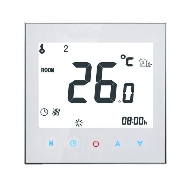 smart home control programmable thermostat with wifi for water/gas boiler touchscreen heat only app and voice
smart home control programmable thermostat with wifi for water/gas boiler touchscreen heat only app and voice