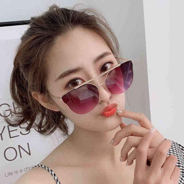sunglasses 2021 cat's eye personalized women's double beam ocean colorful star glasses, White;black
sunglasses 2021 cat's eye personalized women's double beam ocean colorful star glasses, White;black