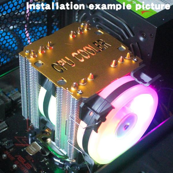 fans & coolings stamped double tower colorful lights 6 copper tube cpu radiator 3 pin 775 1155 1366 2011x79 deskcomputer motherboard fan
fans & coolings stamped double tower colorful lights 6 copper tube cpu radiator 3 pin 775 1155 1366 2011x79 deskcomputer motherboard fan