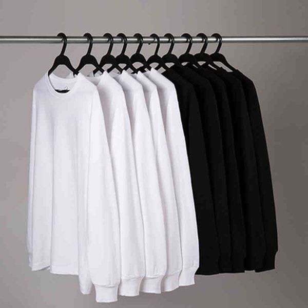 men's t-shirts new basic long sleeve t shirt men women casual loose fashion cotton tee 4fpe, White;black
men's t-shirts new basic long sleeve t shirt men women casual loose fashion cotton tee 4fpe, White;black