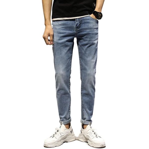 mens jeans slim straight blue stretch spring autumn jeans male fashion business casual pants men's trousers men clothing,7685
mens jeans slim straight blue stretch spring autumn jeans male fashion business casual pants men's trousers men clothing,7685