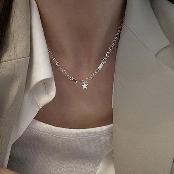 pendant necklaces u-magical creative design star chunky chain choker necklace for women exquisite textured geometric metal jewelry female, Silver
pendant necklaces u-magical creative design star chunky chain choker necklace for women exquisite textured geometric metal jewelry female, Silver