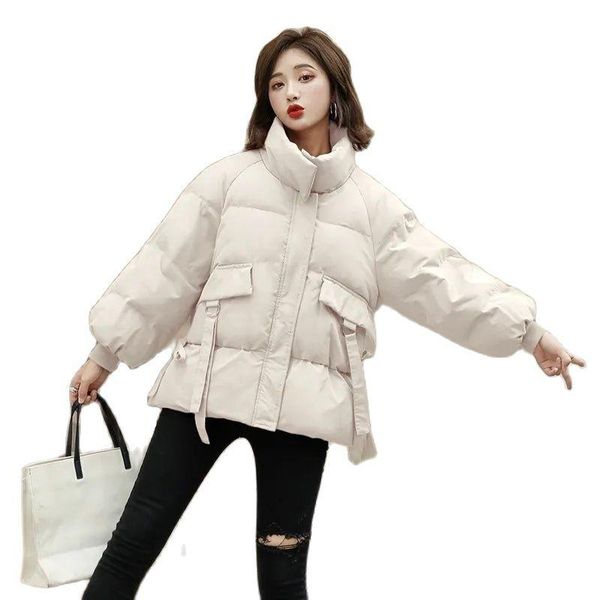 women's down & parkas plus velvet thicken autumn winter cotton clothes keep warm coat loose ladies mid-long windbreaker student outerwe, Black
women's down & parkas plus velvet thicken autumn winter cotton clothes keep warm coat loose ladies mid-long windbreaker student outerwe, Black