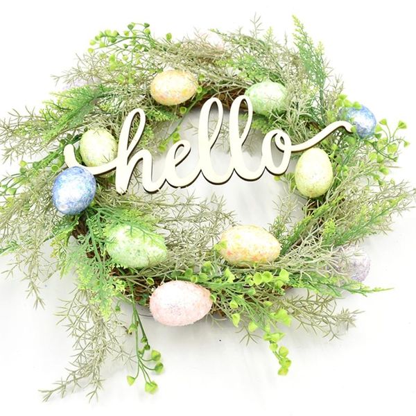 45cm manual easter garland eggs rattan wreath artificial flower garland home window front door wreath easter decoration
45cm manual easter garland eggs rattan wreath artificial flower garland home window front door wreath easter decoration