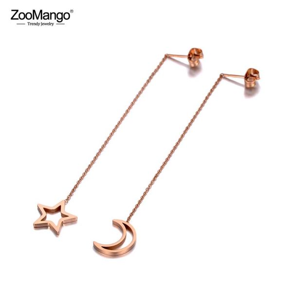 dangle & chandelier zoomango titanium stainless steel moon star tassel earrings jewelry fashion bohemia ear line for girls ze20003, Silver
dangle & chandelier zoomango titanium stainless steel moon star tassel earrings jewelry fashion bohemia ear line for girls ze20003, Silver