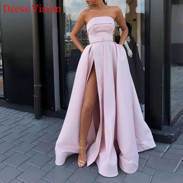 2021 robe soiree strapless long frock a prom e party gowns vestido fiesta de boda side slit bfaa, White;pink
2021 robe soiree strapless long frock a prom e party gowns vestido fiesta de boda side slit bfaa, White;pink