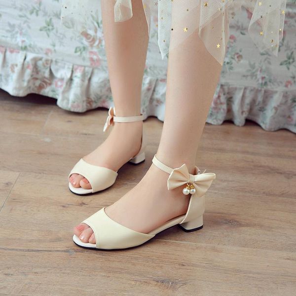 fashion summer new sandals women sweet princess dress bowtie shoes solid shallow square low heel sandals size 28-43, Black
fashion summer new sandals women sweet princess dress bowtie shoes solid shallow square low heel sandals size 28-43, Black