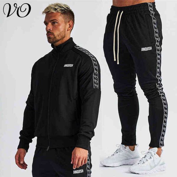 jogger autumn new fashion men's suit cotton streetwear casual men's clothing jacket trousers sportswear g1217, Gray
jogger autumn new fashion men's suit cotton streetwear casual men's clothing jacket trousers sportswear g1217, Gray