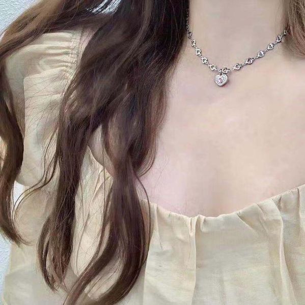 chains set auger chain stitching necklace fashion atmosphere clavicle love simple personality sautoir, Silver
chains set auger chain stitching necklace fashion atmosphere clavicle love simple personality sautoir, Silver
