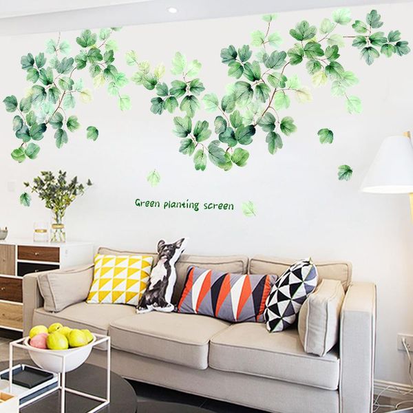wallpapers green plant wall stickers self-adhesive creative room decoration pastoral warm small fresh restaurant
wallpapers green plant wall stickers self-adhesive creative room decoration pastoral warm small fresh restaurant