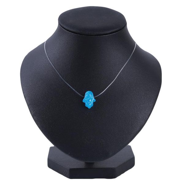 pendant necklaces opal custom necklace hand fatima women transparent chain choker jewelry collier 2021 fashion, Silver
pendant necklaces opal custom necklace hand fatima women transparent chain choker jewelry collier 2021 fashion, Silver