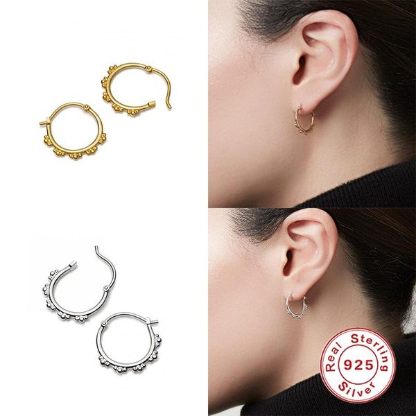 hoop & huggie boako real 925 sterling silver earrings for women small spherical ear buckle fine jewelry pendientes w5, Golden;silver
hoop & huggie boako real 925 sterling silver earrings for women small spherical ear buckle fine jewelry pendientes w5, Golden;silver