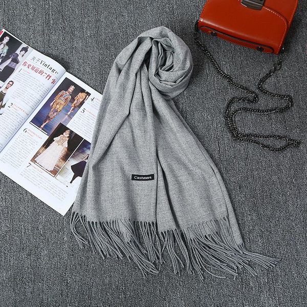 scarves girita women's fashion women solid color cashmere with tassel lady winter autumn long scarf female shawl, Blue;gray
scarves girita women's fashion women solid color cashmere with tassel lady winter autumn long scarf female shawl, Blue;gray