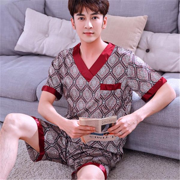 mens satin silk pyjamas set sleepwear loungewear short sleeve t-shirt + shorts v-neck size l-3xl silk sleepwear plus modern, Black;brown
mens satin silk pyjamas set sleepwear loungewear short sleeve t-shirt + shorts v-neck size l-3xl silk sleepwear plus modern, Black;brown