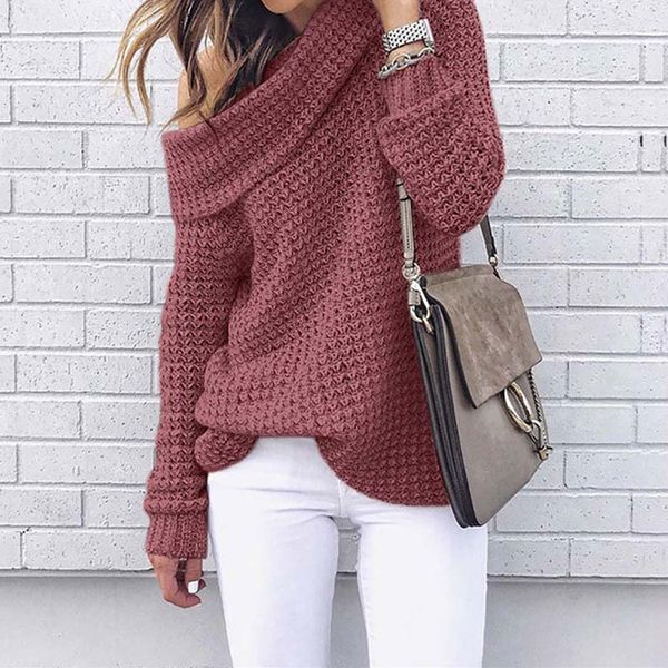 off shoulder sweater women winter warm sweater female knitted pullover female loose long sleeve jumpers ladies knitwear 210218, White;black
off shoulder sweater women winter warm sweater female knitted pullover female loose long sleeve jumpers ladies knitwear 210218, White;black