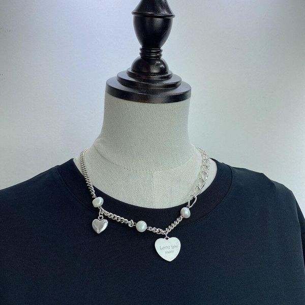 pendant necklaces 2021 heart fashion big retro necklace for women twist chunky thick lock choker chain party jewelry, Silver
pendant necklaces 2021 heart fashion big retro necklace for women twist chunky thick lock choker chain party jewelry, Silver