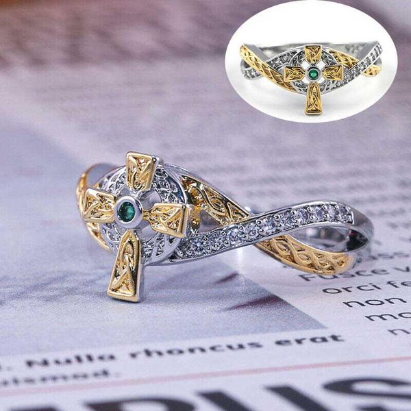 wedding rings trendy christianity cross for women jewelry engagement ring size 6-10, Slivery;golden
wedding rings trendy christianity cross for women jewelry engagement ring size 6-10, Slivery;golden