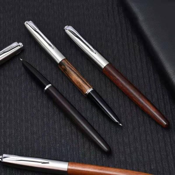 paili 400 fountain pen wooden ink pen f nib silver clip business stationery office school supplies writing pens
paili 400 fountain pen wooden ink pen f nib silver clip business stationery office school supplies writing pens