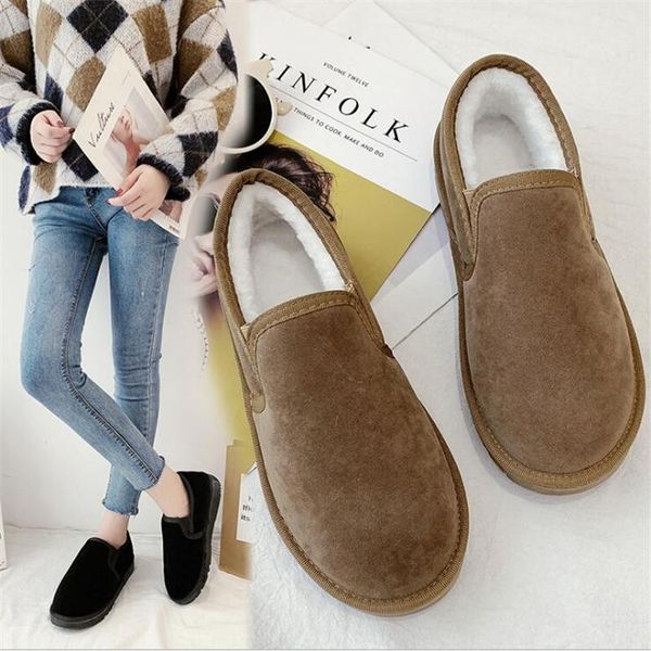 boots winter fashion women plus cashmere cotton shoes thick bottom velvet men's lazy couple warm, Black
boots winter fashion women plus cashmere cotton shoes thick bottom velvet men's lazy couple warm, Black