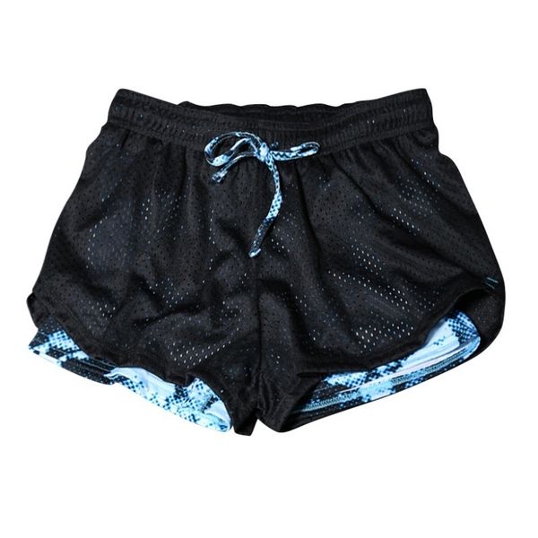 women sports training fitness casual chord mid taille breathing yoga fast mesh nep two shorts, White;black
women sports training fitness casual chord mid taille breathing yoga fast mesh nep two shorts, White;black