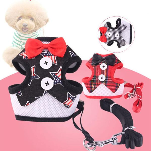 dog collars & leashes cat harness leash adjustable necktie soft breathable mesh elegant bow collar traction rope for puppy pet accessories
dog collars & leashes cat harness leash adjustable necktie soft breathable mesh elegant bow collar traction rope for puppy pet accessories