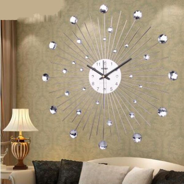 wall clocks personalized customization diamante home decorative large clock quartz wrought iron for living room
wall clocks personalized customization diamante home decorative large clock quartz wrought iron for living room