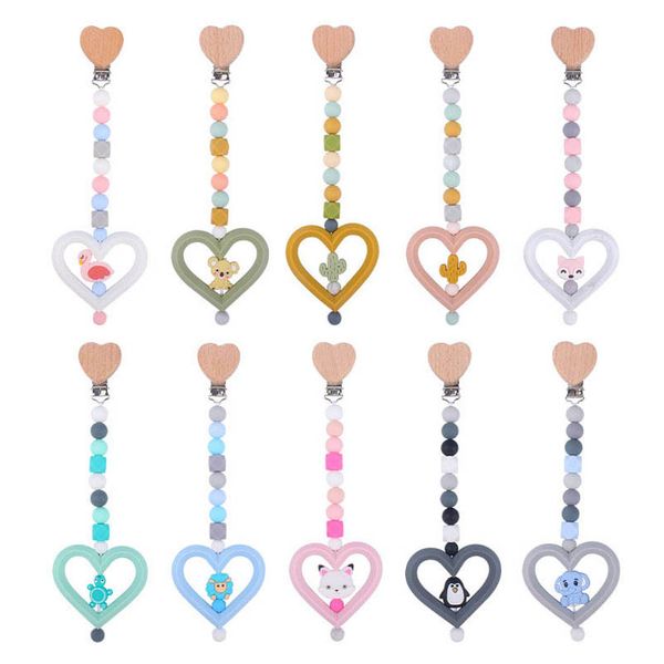 baby pacifier chain clips silicone teething beads cartoon food grade soother newborn teeth practice toys love natural wooden kids chew toy b
baby pacifier chain clips silicone teething beads cartoon food grade soother newborn teeth practice toys love natural wooden kids chew toy b