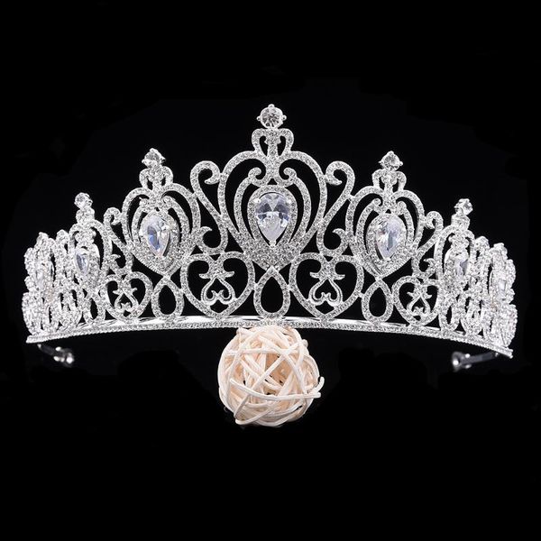 hair clips & barrettes myfeivo 2 colors large zircon wedding crown bride tiaras rhinestone bridal crowns headdress jewelry hq0264, Golden;silver
hair clips & barrettes myfeivo 2 colors large zircon wedding crown bride tiaras rhinestone bridal crowns headdress jewelry hq0264, Golden;silver