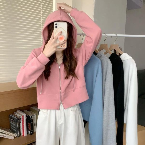 women's hoodies & sweatshirts pink hoodie jacket spring and autumn thin 2021 design sense small short fashion, Black
women's hoodies & sweatshirts pink hoodie jacket spring and autumn thin 2021 design sense small short fashion, Black
