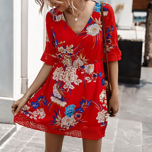 2021 new summer fashion woman print half sleeve v-neck high waist knee-length british style woven openwork clothing 7cx8, Black;gray
2021 new summer fashion woman print half sleeve v-neck high waist knee-length british style woven openwork clothing 7cx8, Black;gray