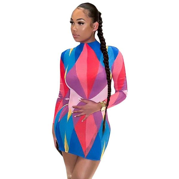 casual dresses autumn turtleneck contrast geometric print package hips dress full sleeve mini women slim bodycon party vestidos, Black;gray
casual dresses autumn turtleneck contrast geometric print package hips dress full sleeve mini women slim bodycon party vestidos, Black;gray