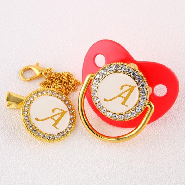 pacifiers# 0-12 month luxury unique red initial letter a blingbling baby pacifier with clip chupete de gift for born shower
pacifiers# 0-12 month luxury unique red initial letter a blingbling baby pacifier with clip chupete de gift for born shower