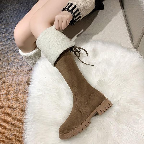 boots suede fur winter warm high 2022 low heels chunky snow goth cotton zapatos over the knee short plush non slip botas, Black
boots suede fur winter warm high 2022 low heels chunky snow goth cotton zapatos over the knee short plush non slip botas, Black