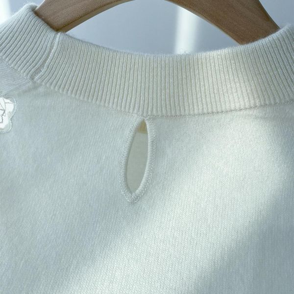 sweater 100% cashmere women's shoulder lace mesh see-through embroidery 2021 new female ju 9i4d, White;black
sweater 100% cashmere women's shoulder lace mesh see-through embroidery 2021 new female ju 9i4d, White;black