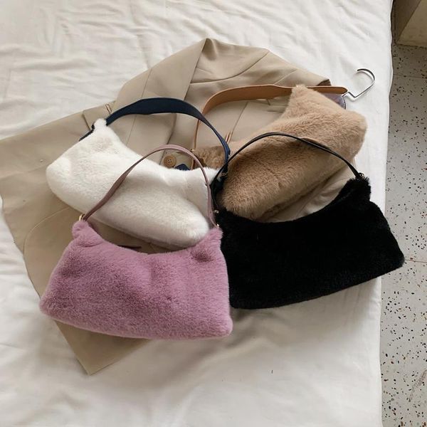 women plush tote bag female solid color fashion small shoulder bags autumn winter underarm shopping handbag underarm purses
women plush tote bag female solid color fashion small shoulder bags autumn winter underarm shopping handbag underarm purses