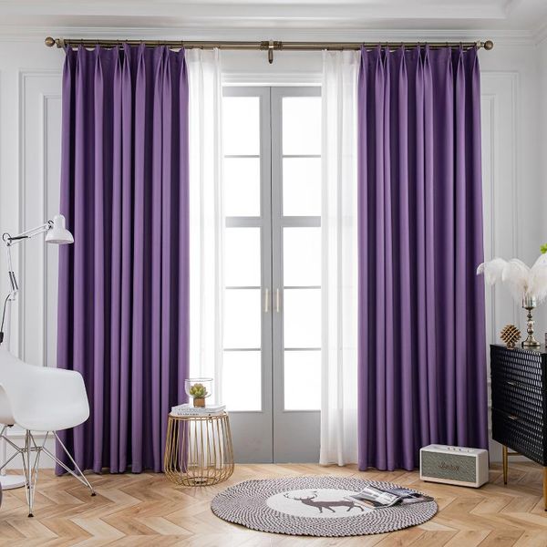 curtain & drapes solid blackout curtains for bedroom living room blind window decoration purple
curtain & drapes solid blackout curtains for bedroom living room blind window decoration purple