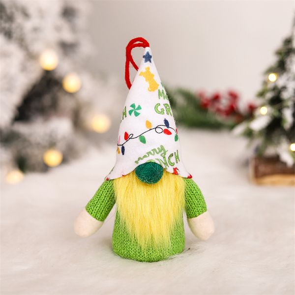 Christmas Ornaments with Lights Glowing Green Hair Strange Grinch Doll Christmas Thief Christmas Scene Window Decoration
Christmas Ornaments with Lights Glowing Green Hair Strange Grinch Doll Christmas Thief Christmas Scene Window Decoration